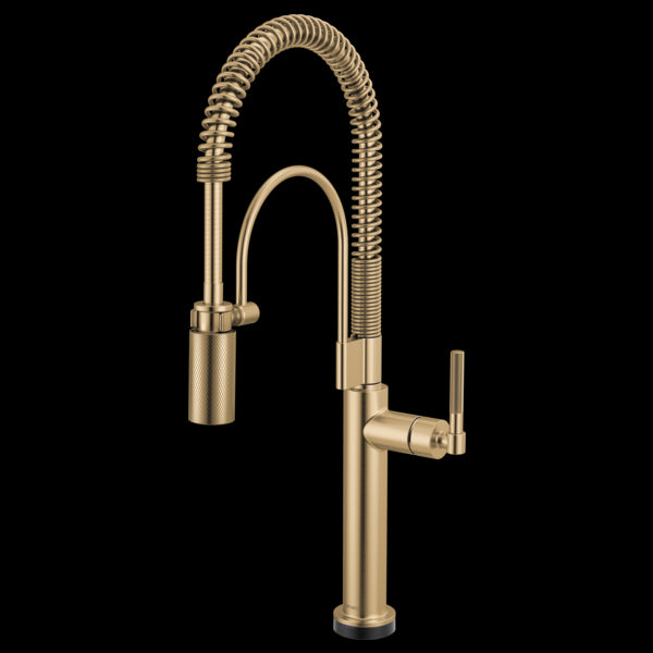 Brizo 64343LF Litze Smarttouch Semi-Professional Kitchen Faucet - Knurled Handle