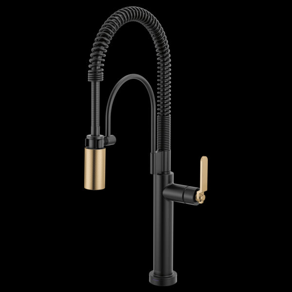 Brizo 64344LF Litze Smarttouch Semi-Professional Kitchen Faucet - Industrial Handle