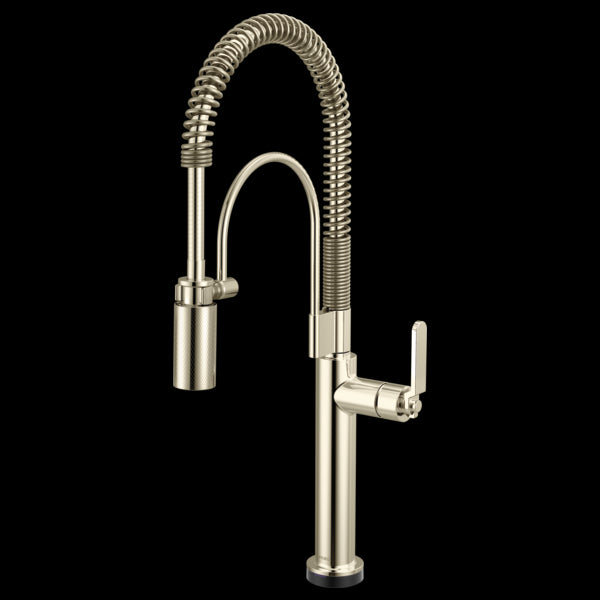 Brizo 64344LF Litze Smarttouch Semi-Professional Kitchen Faucet - Industrial Handle