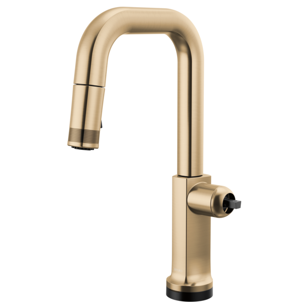 Brizo 64907LF-LHP-L Kintsu Smarttouch Pull-Down Prep Faucet With Square Spout - Less Handle