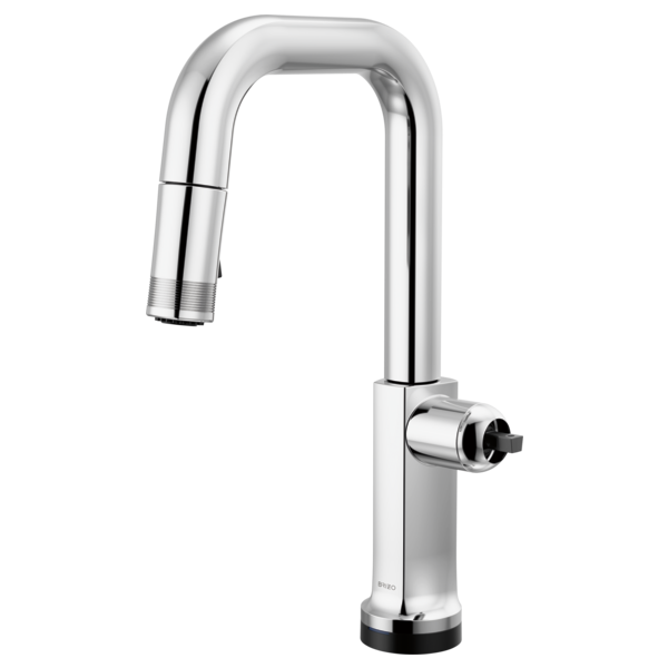 Brizo 64907LF-LHP-L Kintsu Smarttouch Pull-Down Prep Faucet With Square Spout - Less Handle