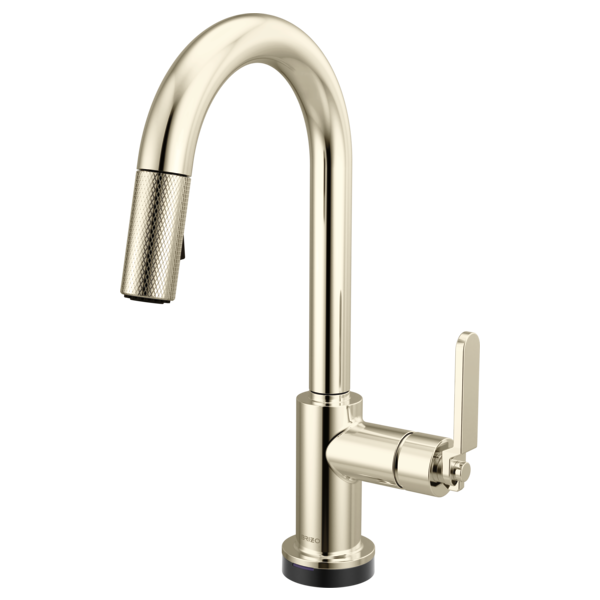 Brizo 64944LF Litze Smarttouch Pull-Down Prep Faucet With Arc Spout - Industrial Handle