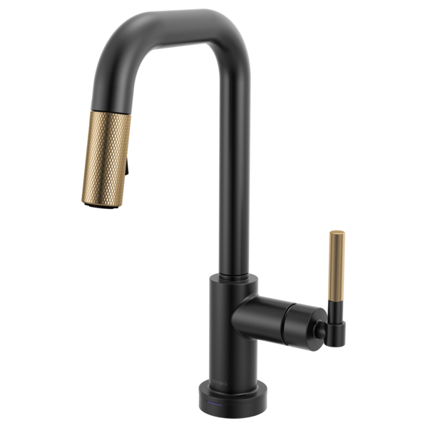 Brizo 64953LF Litze Smarttouch Pull-Down Prep Faucet With Square Spout - Knurled Handle - Parent
