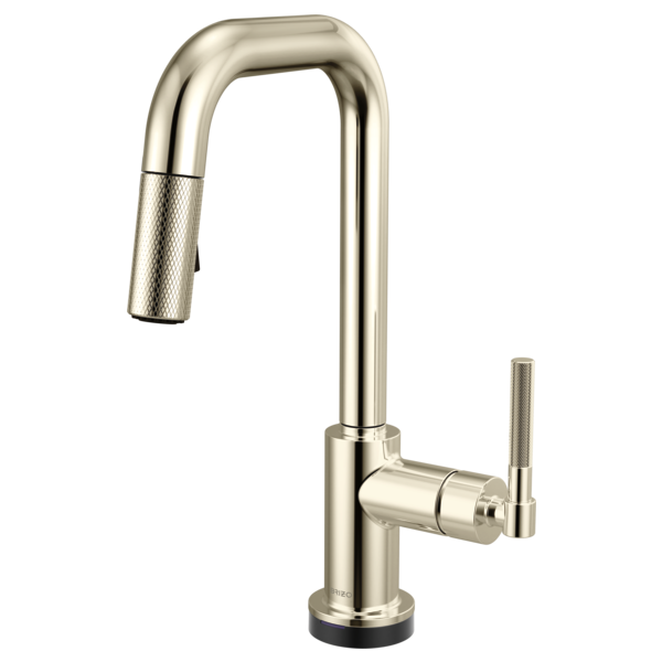 Brizo 64953LF Litze Smarttouch Pull-Down Prep Faucet With Square Spout - Knurled Handle