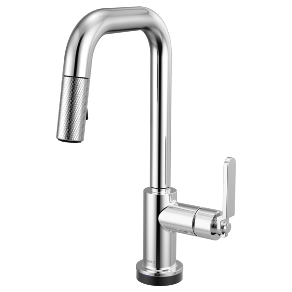 Brizo 64954LF Litze Smarttouch Pull-Down Prep Faucet With Square Spout - Industrial Handle
