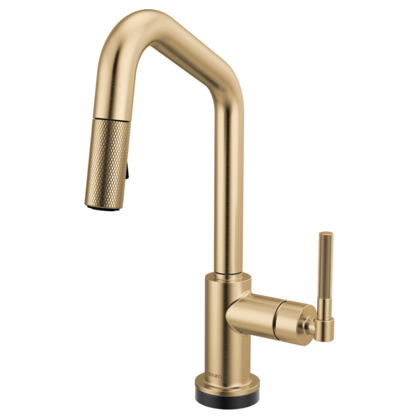 Brizo 64963LF Litze Smarttouch Pull-Down Prep Faucet With Angle Spout - Knurled Handle