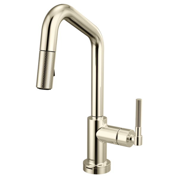 Brizo 64963LF Litze Smarttouch Pull-Down Prep Faucet With Angle Spout - Knurled Handle