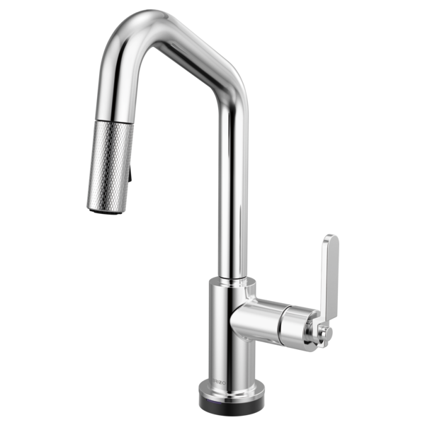 Brizo 64964LF Litze Smarttouch Pull-Down Prep Faucet With Angle Spout - Industrial Handle