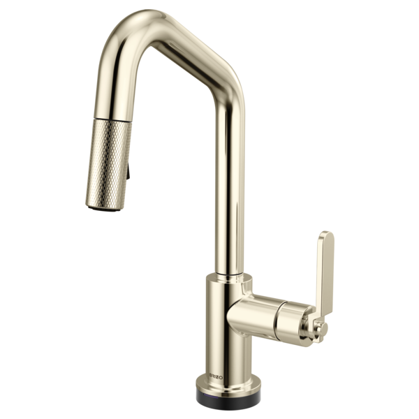 Brizo 64964LF Litze Smarttouch Pull-Down Prep Faucet With Angle Spout - Industrial Handle
