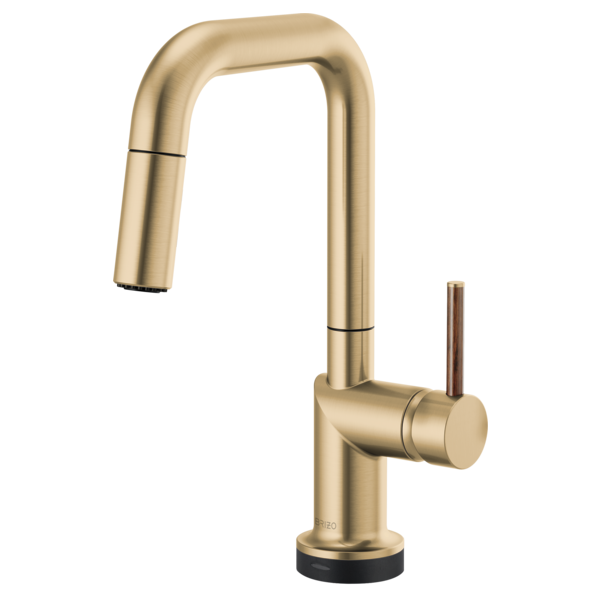 Brizo 64965LF-LHP Odin Smarttouch Pull-Down Prep Kitchen Faucet With Square Spout - Less Handle