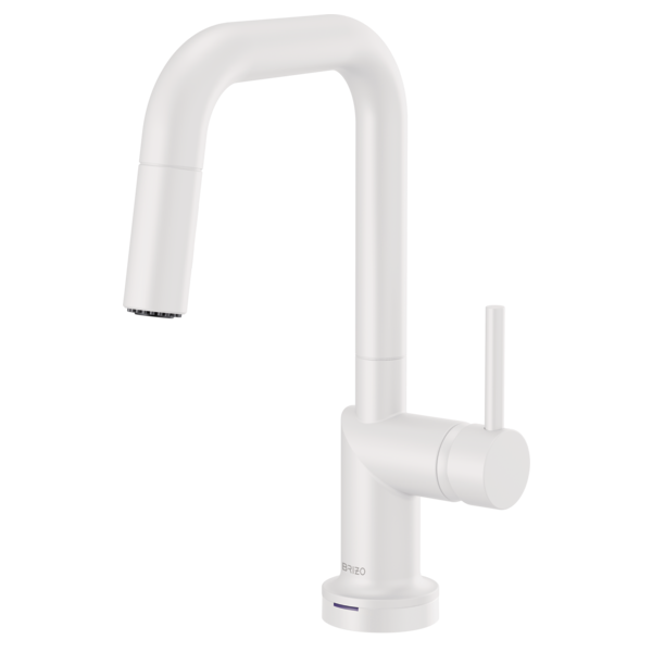 Brizo 64965LF-MWLHP Jason wu for smarttouch pull-down prep kitchen faucet with square spout - less handle