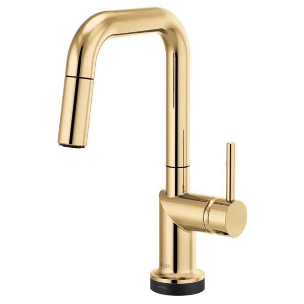 Brizo 64965LF-LHP Odin Smarttouch Pull-Down Prep Kitchen Faucet With Square Spout - Less Handle