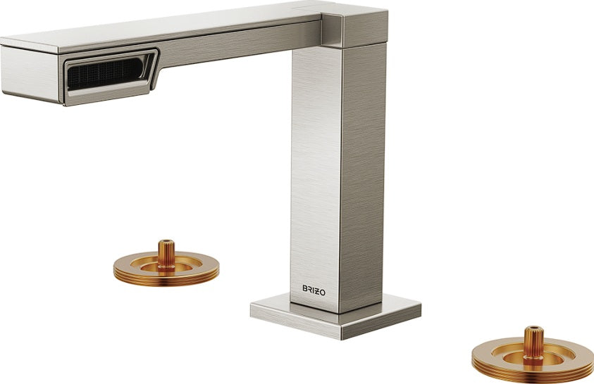 Brizo 65322LF-LHP Frank Lloyd Wright Widespread Lavatory Faucet - Less Handles