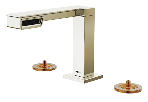 Brizo 65322LF-LHP Frank Lloyd Wright Widespread Lavatory Faucet - Less Handles