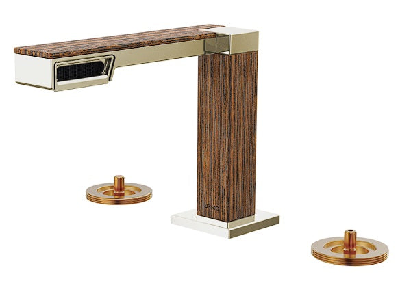 Brizo 65322LF-LHP Frank Lloyd Wright Widespread Lavatory Faucet - Less Handles