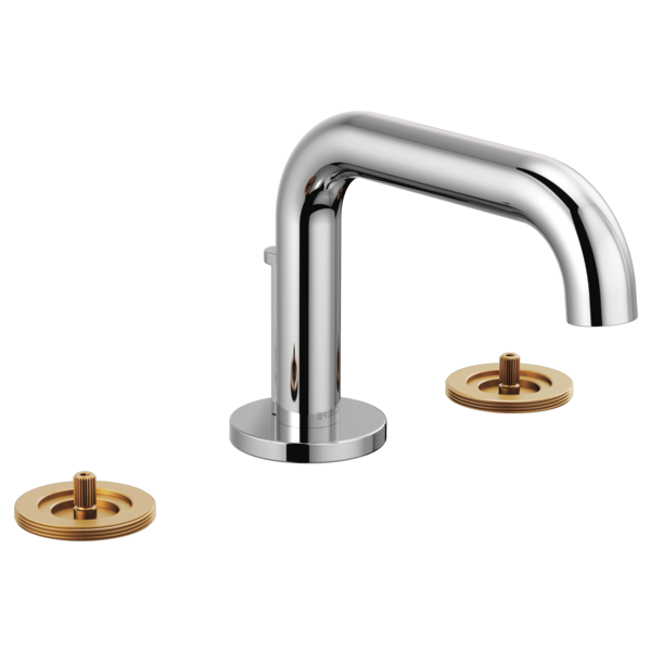 Brizo 65334LF-LHP-ECO Litze Widespread Lavatory Faucet With Low Spout - Less Handles 1.2 Gpm