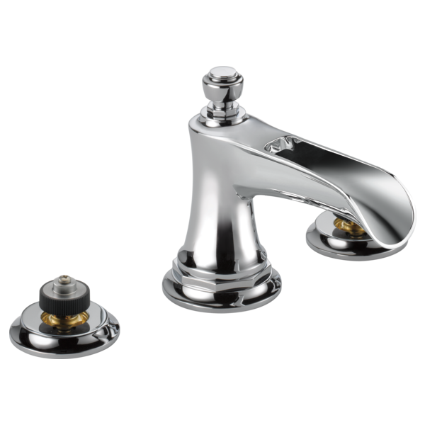 Brizo 65361LF-LHP-ECO Rook Widespread Lavatory Faucet With Channel Spout - Less Handles 1.2 Gpm
