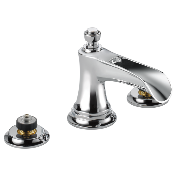 Brizo 65361LF-LHP Rook Widespread Lavatory Faucet With Channel Spout - Less Handles 1.5 Gpm