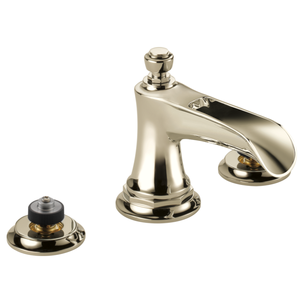 Brizo 65361LF-LHP-ECO Rook Widespread Lavatory Faucet With Channel Spout - Less Handles 1.2 Gpm