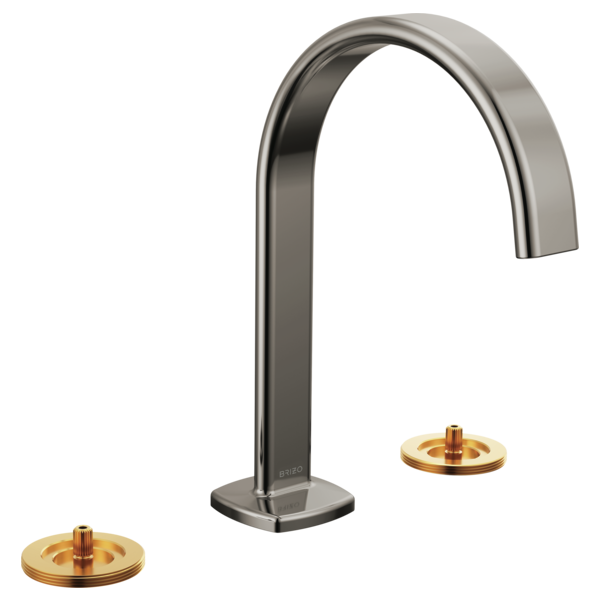 Brizo 65367LF-LHP-ECO Allaria Widespread Lavatory Faucet With Arc Spout - Less Handles