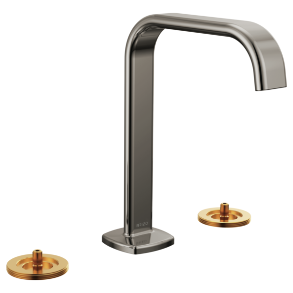 Brizo 65368LF-LHP-ECO Allaria Widespread Lavatory Faucet With Square Spout - Less Handles