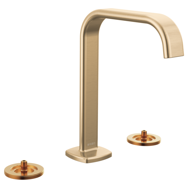 Brizo 65368LF-LHP-ECO Allaria Widespread Lavatory Faucet With Square Spout - Less Handles