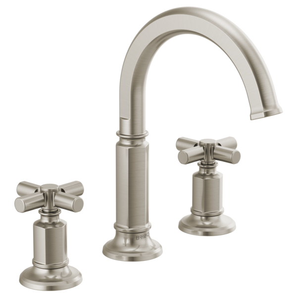 Brizo 65376LF-LHP-ECO Invari Widespread Lavatory Faucet With Arc Spout - Less Handles 1.2 Gpm
