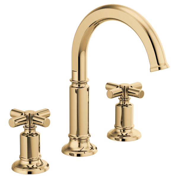 Brizo 65376LF-LHP-ECO Invari Widespread Lavatory Faucet With Arc Spout - Less Handles 1.2 Gpm