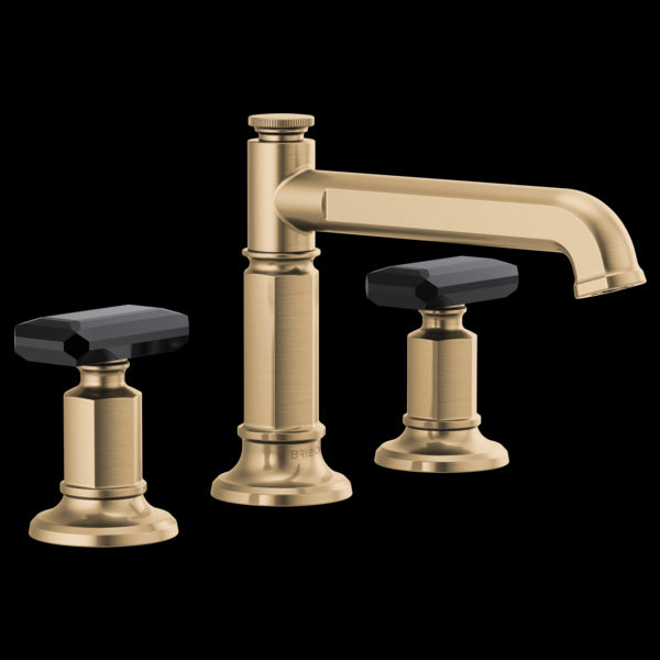 Brizo 65377LF-LHP Invari Widespread Lavatory Faucet With Column Spout - Less Handles 1.5 Gpm