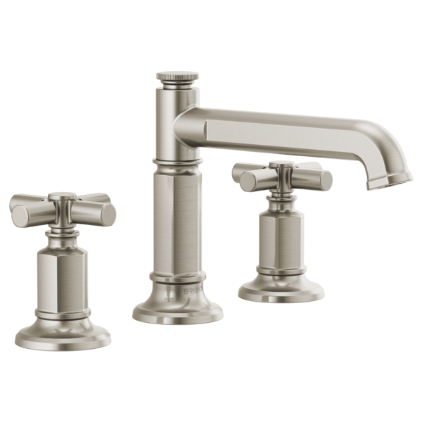 Brizo 65377LF-LHP-ECO Invari Widespread Lavatory Faucet With Column Spout - Less Handles 1.2 Gpm