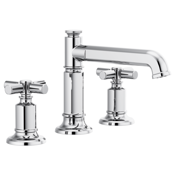 Brizo 65377LF-LHP-ECO Invari Widespread Lavatory Faucet With Column Spout - Less Handles 1.2 Gpm