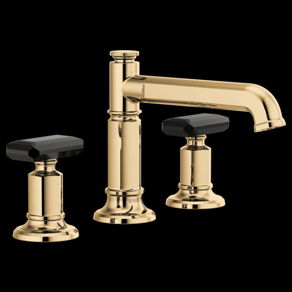 Brizo 65377LF-LHP Invari Widespread Lavatory Faucet With Column Spout - Less Handles 1.5 Gpm