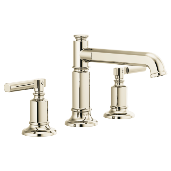 Brizo 65377LF-LHP-ECO Invari Widespread Lavatory Faucet With Column Spout - Less Handles 1.2 Gpm