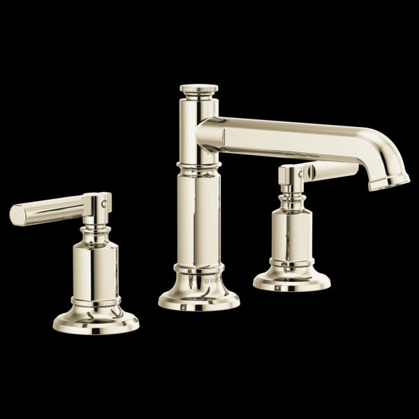 Brizo 65377LF-LHP Invari Widespread Lavatory Faucet With Column Spout - Less Handles 1.5 Gpm