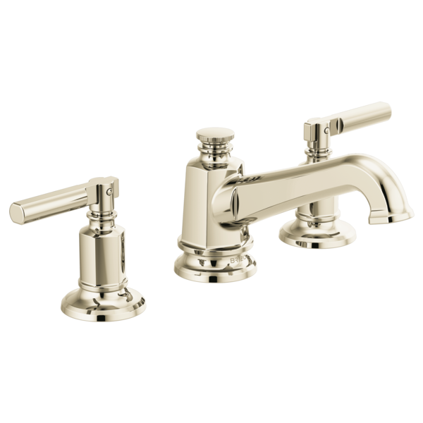 Brizo 65378LF-LHP-ECO Invari Widespread Lavatory Faucet With Angled Spout - Less Handles 1.2 Gpm