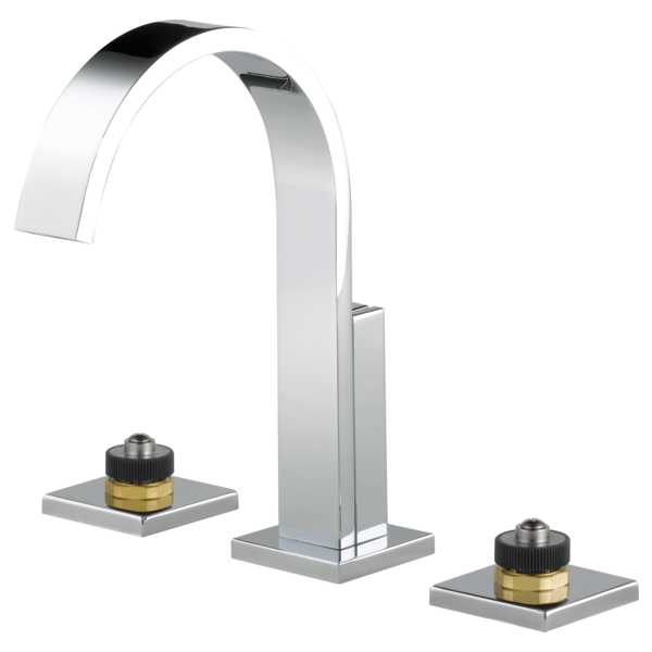 Brizo 65380LF-LHP-ECO Siderna Widespread Lavatory Faucet - Less Handles 1.2 Gpm