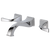 Brizo 65830LF Virage Two-Handle Wall Mount Lavatory Faucet 1.5 Gpm