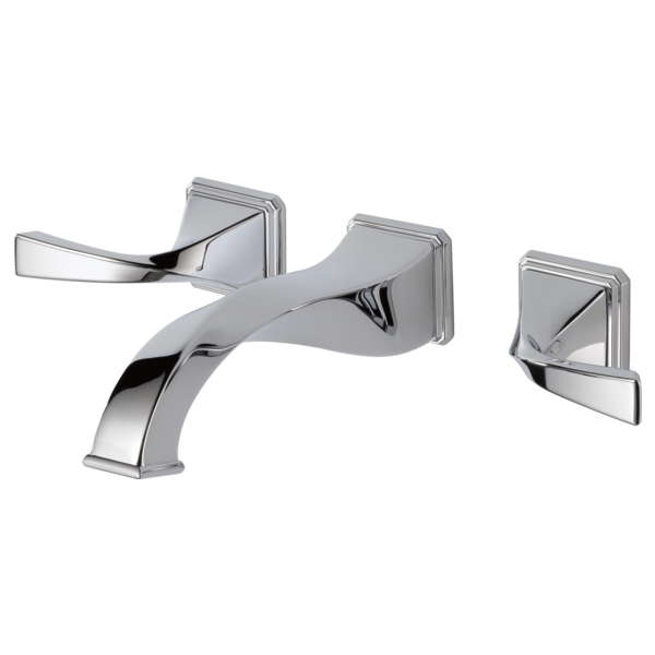 Brizo 65830LF Virage Two-Handle Wall Mount Lavatory Faucet 1.5 Gpm