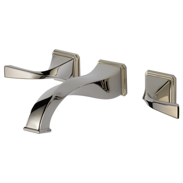 Brizo 65830LF-ECO Virage Two-Handle Wall Mount Lavatory Faucet 1.2 Gpm