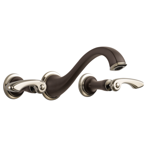 Brizo 65885LF-LHP-ECO Charlotte Two-Handle Wall Mount Lavatory Faucet - Less Handles 1.2 Gpm