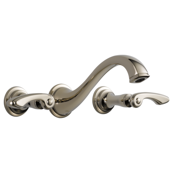 Brizo 65885LF-LHP-ECO Charlotte Two-Handle Wall Mount Lavatory Faucet - Less Handles 1.2 Gpm