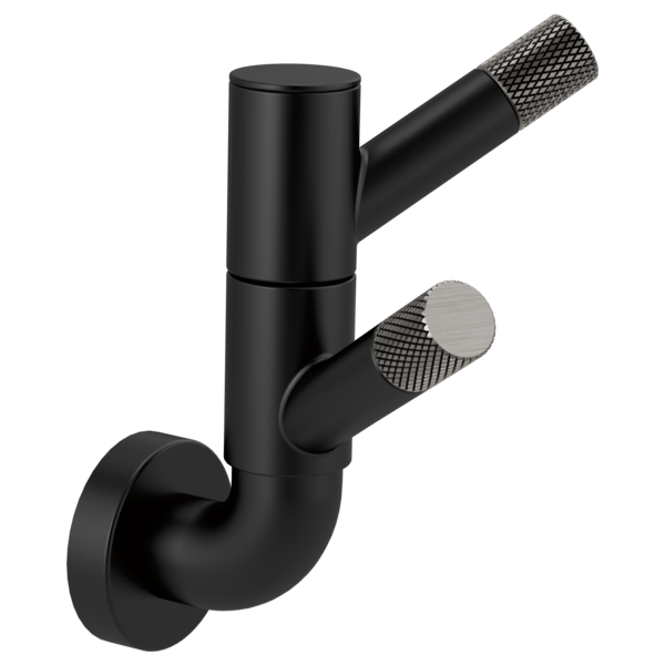 Brizo 693537 Litze Rotating Double Robe Hook With Knurling