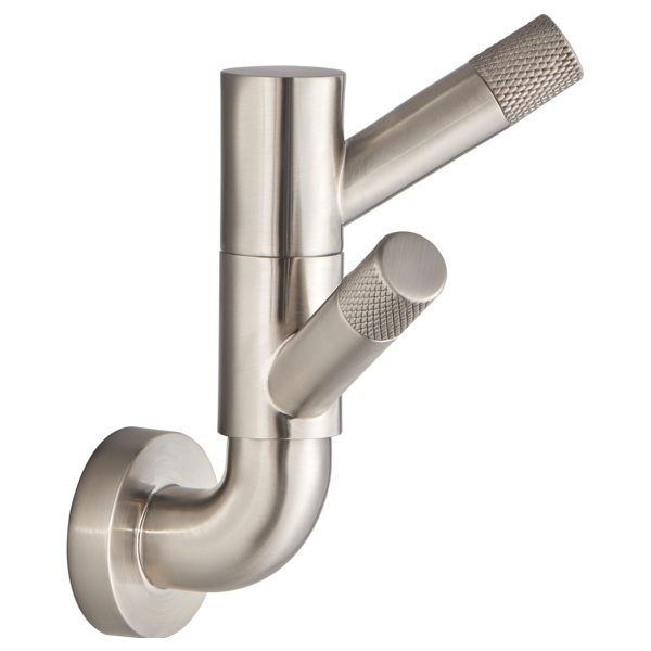 Brizo 693537 Litze Rotating Double Robe Hook With Knurling