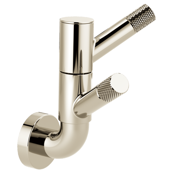 Brizo 693537 Litze Rotating Double Robe Hook With Knurling