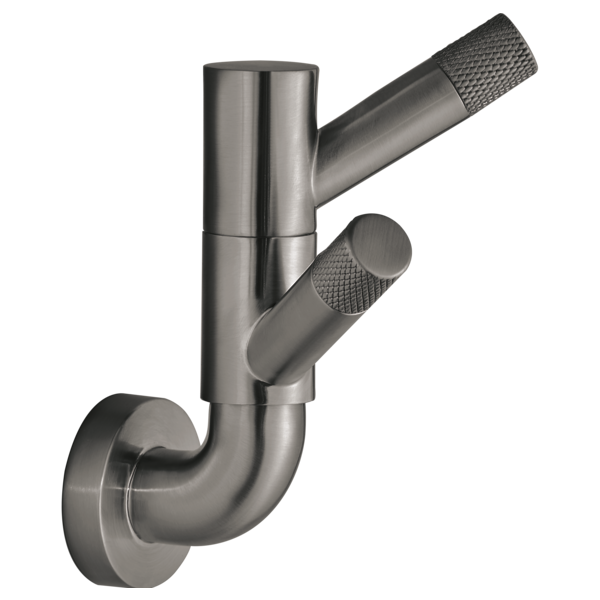 Brizo 693537 Litze Rotating Double Robe Hook With Knurling