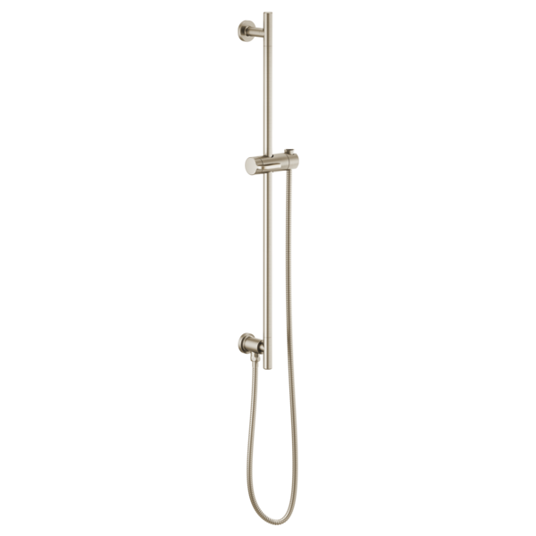 Brizo 74792 Essential Shower Linear Round Slide Bar With Hose