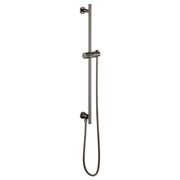 Brizo 74792 Essential Shower Linear Round Slide Bar With Hose