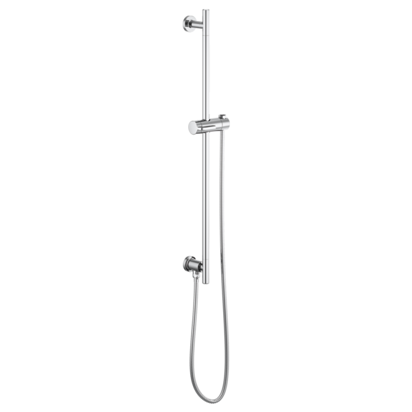 Brizo 74792 Essential Shower Linear Round Slide Bar With Hose