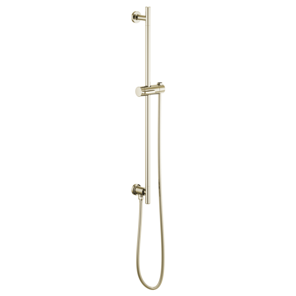 Brizo 74792 Essential Shower Linear Round Slide Bar With Hose