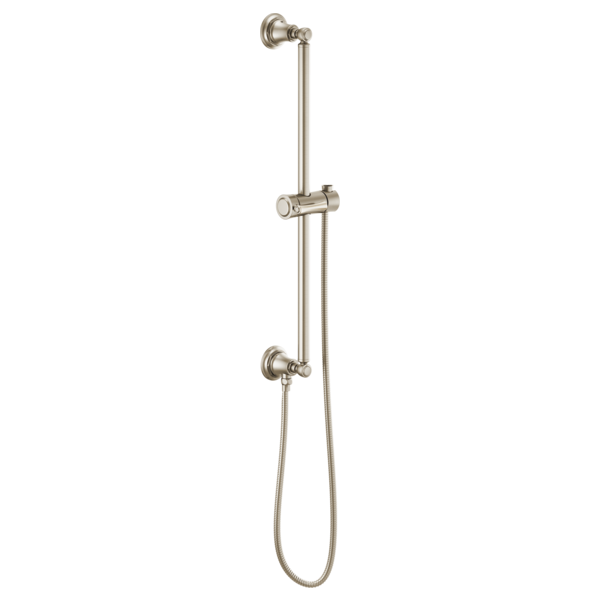 Brizo 74795 Essential Shower Classic Round Slide Bar With Hose